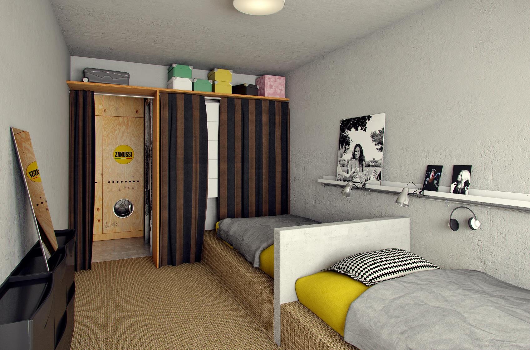 Дизайн Комнаты В Общежитии