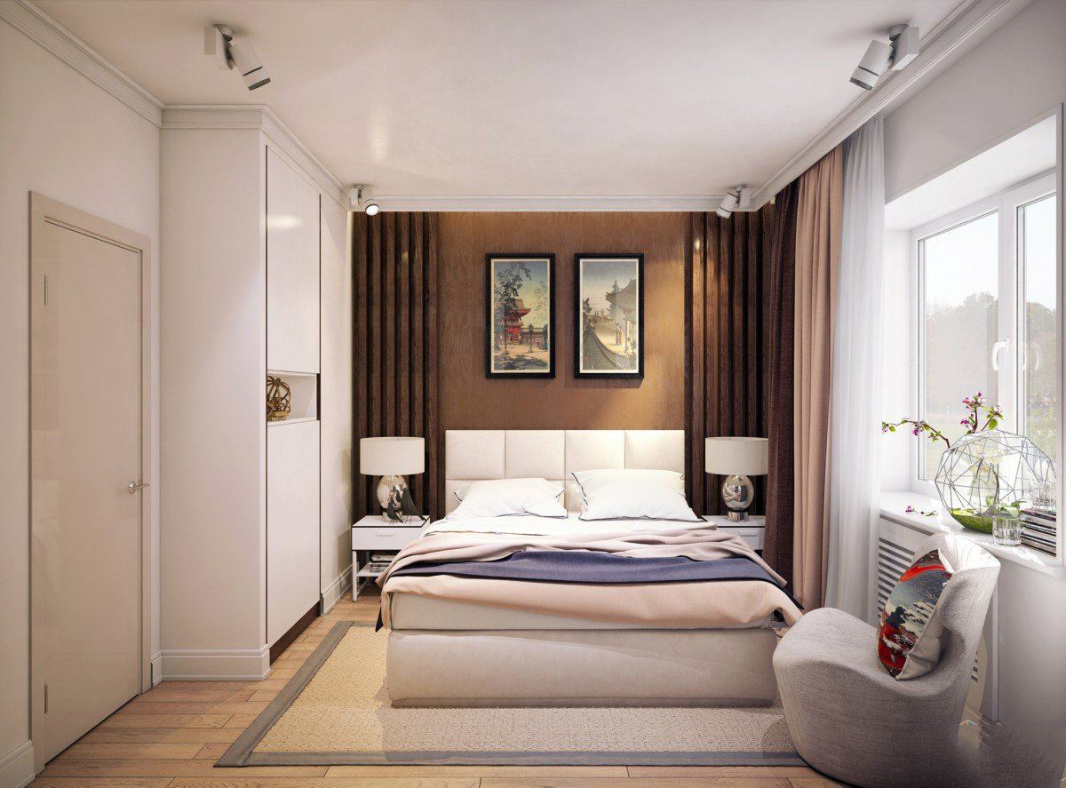 Спальня 17 кв. м.: особенности обустройства и варианты дизайна спален в актуальных стилях