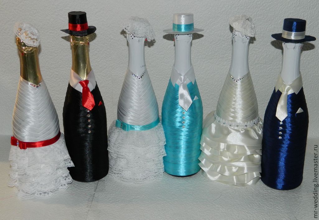 Декор бутылок: как украсить бутылку своими руками