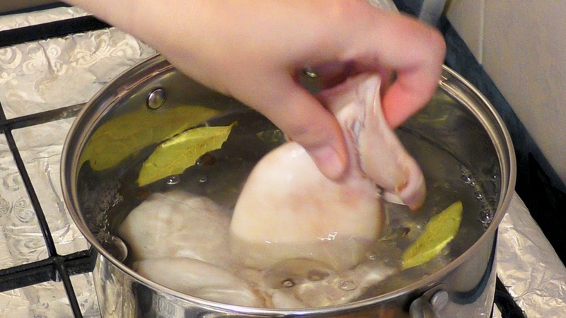 Как почистить кальмары от пленки быстро - пошаговый рецепт с фото