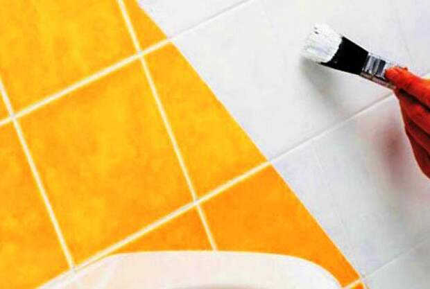 Перекрасить плитку в ванной: алгоритм работ. как и чем покрасить плитку в ванной