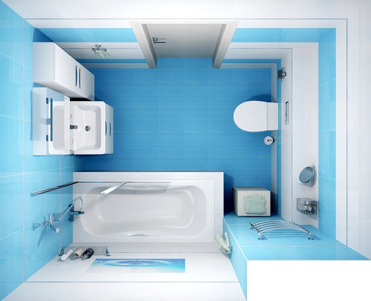 Ванная комната в голубых тонах: 73 идеина фото дизайна интерьера от ivd.ru
