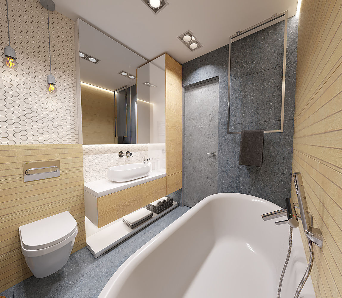 Дизайн проект ванной комнаты 5 кв м фото