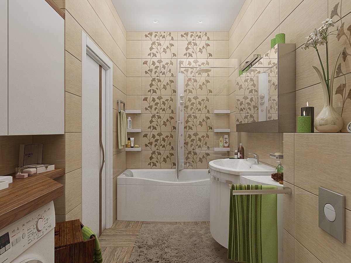 Интерьер ванной комнаты, совмещенной с туалетом – 5 оригинальных вариантов для обычного жилья