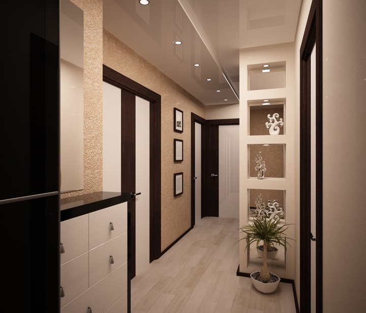 Дизайн прихожей в квартире в панельном доме фото двухкомнатной квартире