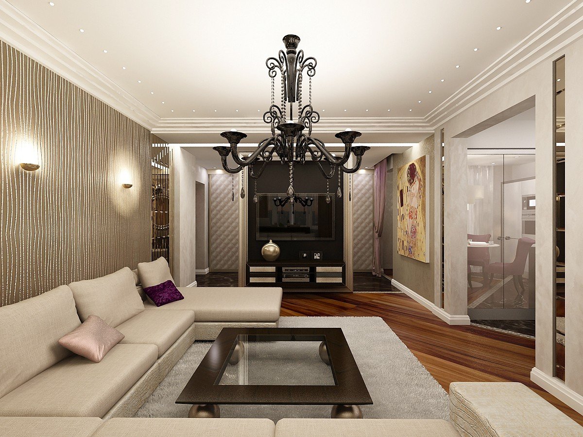 Ремонт гостиной в квартире - красивые интерьерные сочетания и варианты обновления гостиной + 180 фото примеры