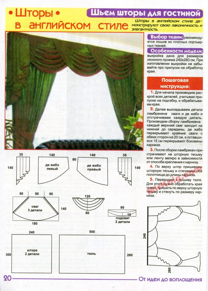 Как сшить шторы своими руками пошаговая инструкция с фото на ленте
