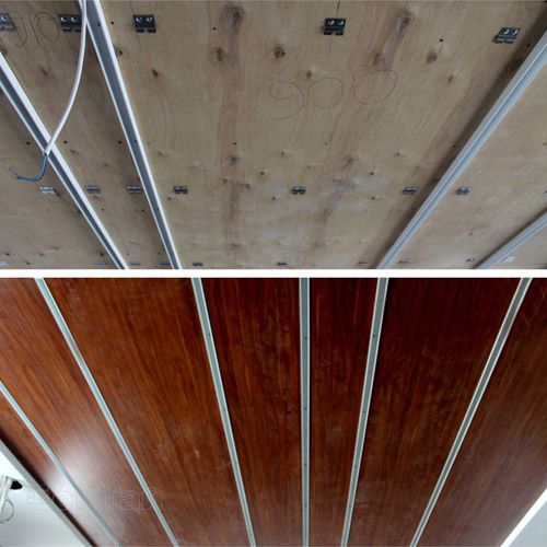 Потолочные панели мдф: отделка в деревянном доме и монтаж своими руками