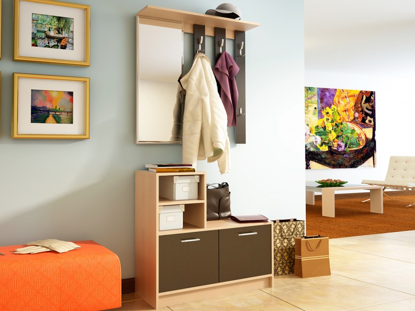 Интересные варианты выбора мебели для прихожих комнат