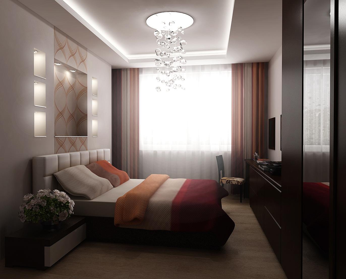 Дизайн спальни 16 кв м (фото дизайна интерьера)