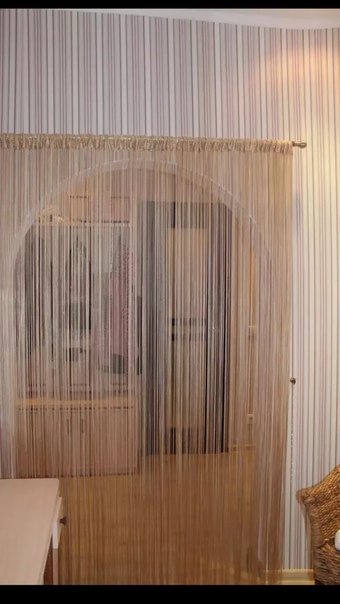 Нитяные шторы кисея — популярная новинка сегодняшнего рынка текстильных изделий для интерьера