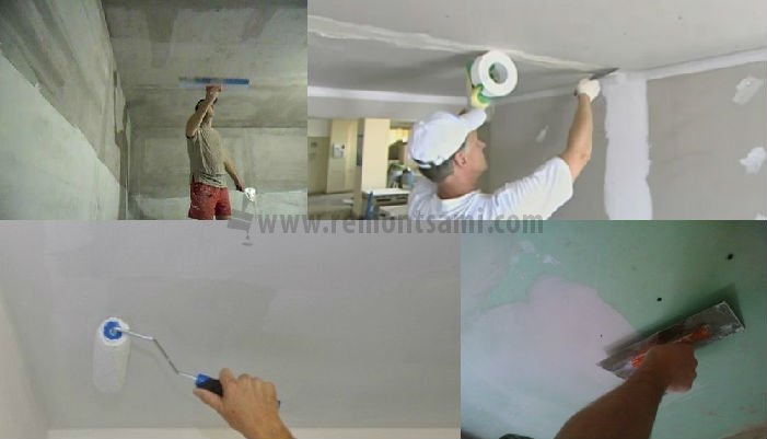 Правила ремонта: как шпаклевать потолок под покраску