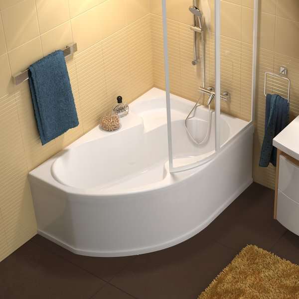 Асимметричная ванна — виды и размеры, угловые ассиметричные ванны (фото, видео)