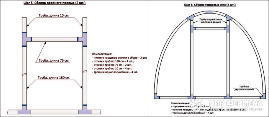 Теплица из ппр труб своими руками чертежи