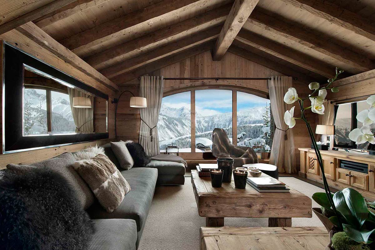 комната в стиле альпийского шале
