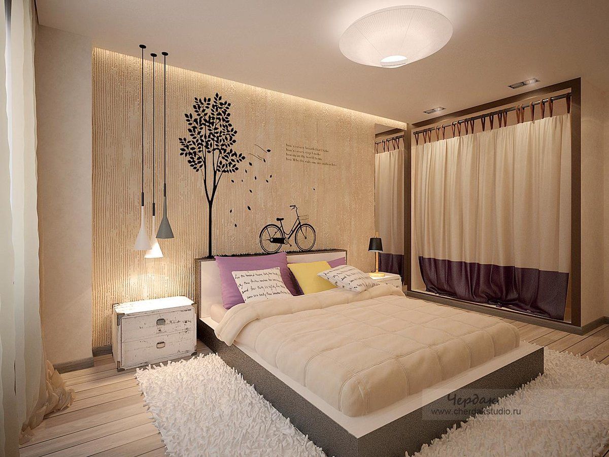 Дизайн большой спальни — интерьеры и фото