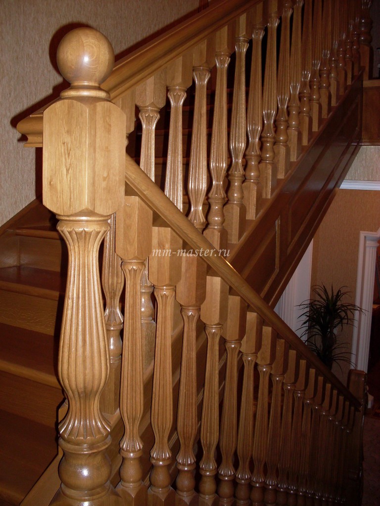 Особенности деревянных лестниц из дуба