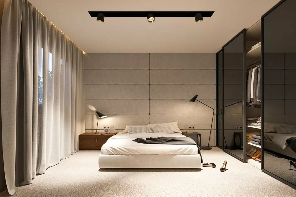 Как выглядит спальня в стиле минимализм: 36 фото