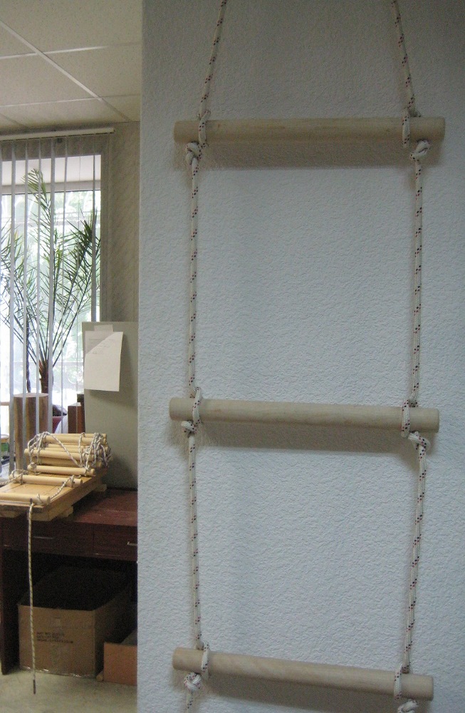 Веревочная лестница своими руками - лестница из веревки (+фото)