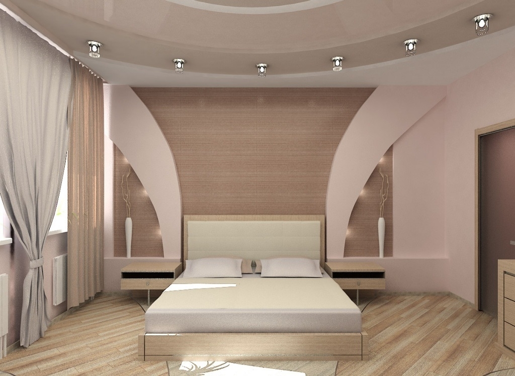 Декор, отделка спальни: как оформить стену в спальне над кроватью панно, как выделить и чем покрыть  - 53 фото
