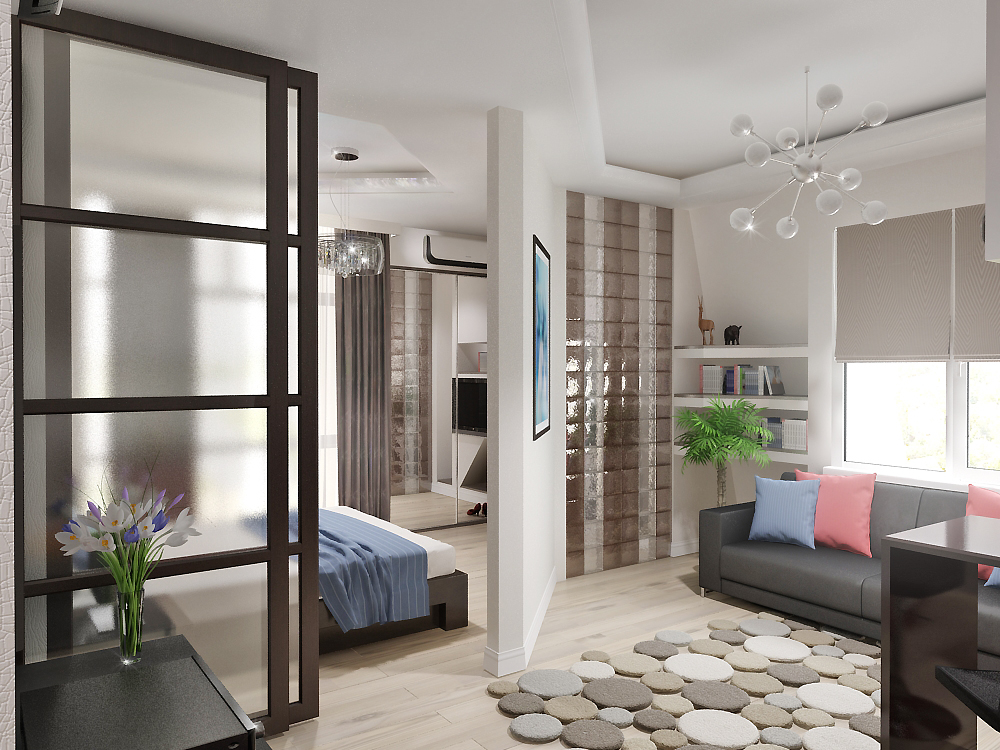 Квартира 40 кв. м. – какой стиль выбрать и ка украсить в едином формате (98 фото-идей 2021 – 2020)