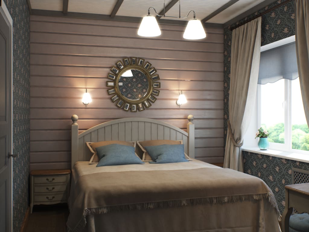 Уютно и колоритно: идеи оформления спальни в деревенском стиле (+89 фото)