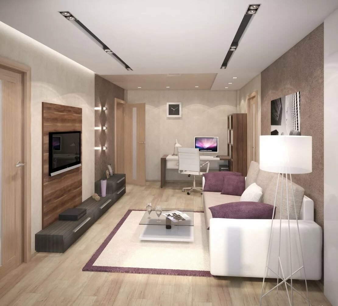 Оформляйте красивый дизайн проходной гостиной комнаты - о комнате