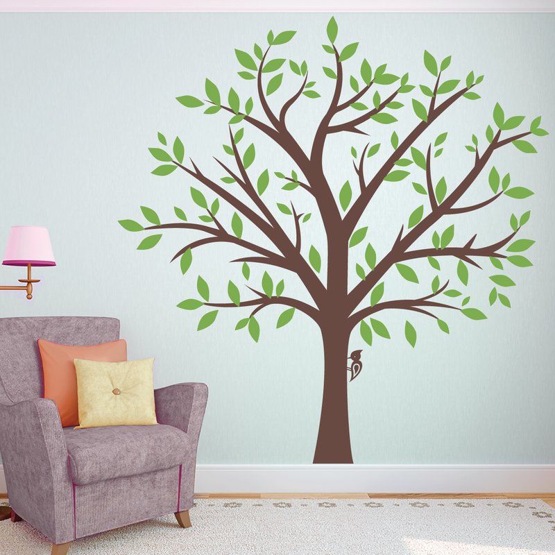 Декоративное дерево на стену