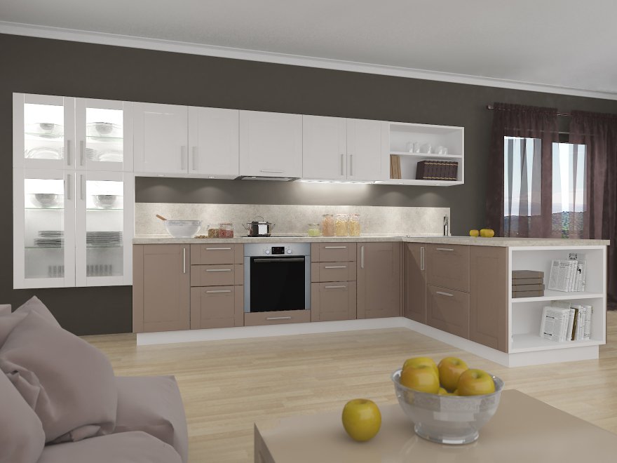 Кухня цвета капучино (42 фото), кухонный диван кофейного оттенка, дизайн кухонного помещения под глянец своими руками: инструкция, фото и видео-уроки, цена