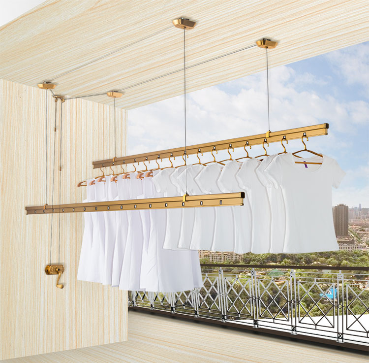 Сушилка для белья потолочная на балкон или лоджию: лиана и другие виды