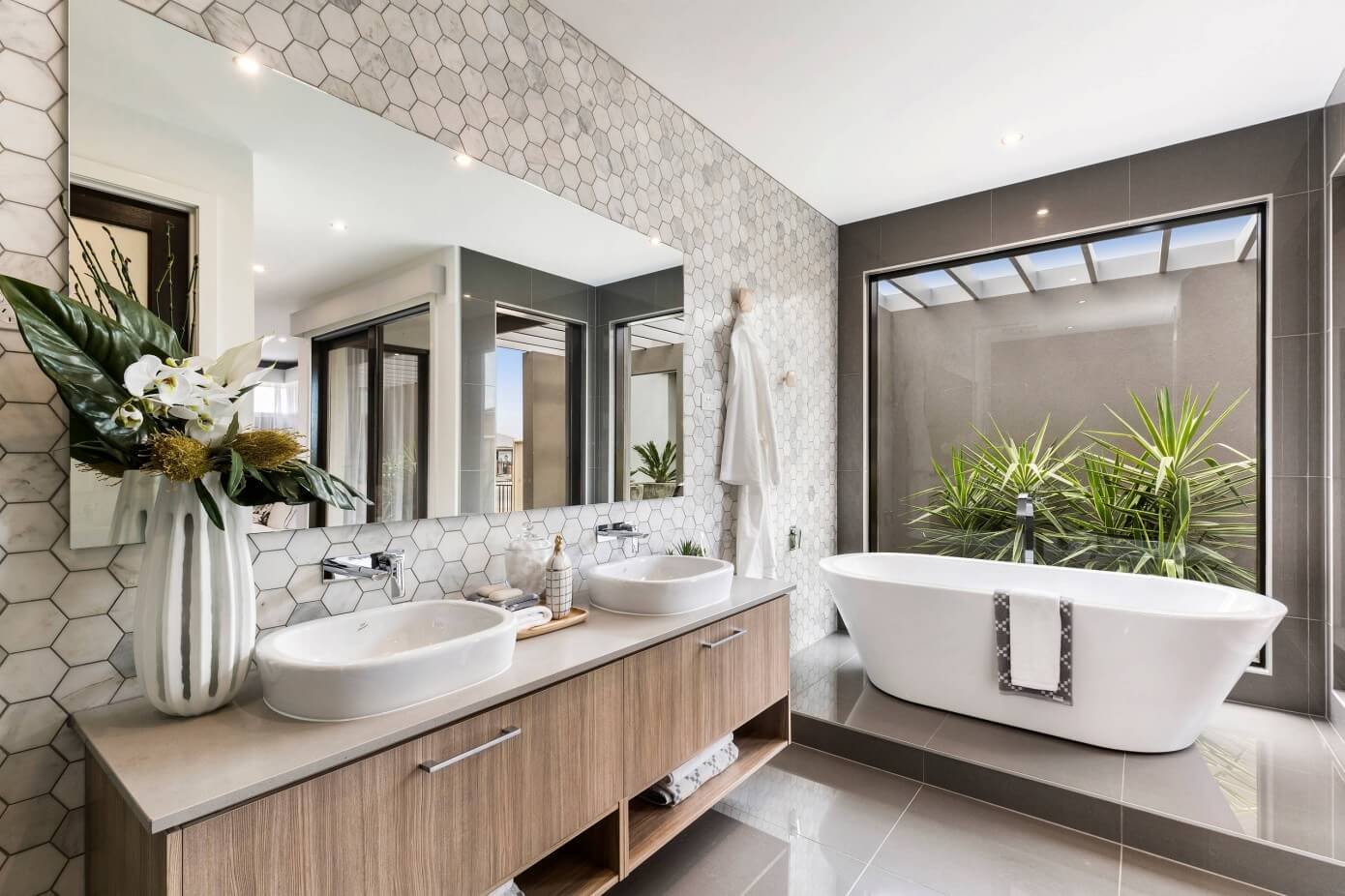 Современный дизайн ванной комнаты +80 фото интерьера