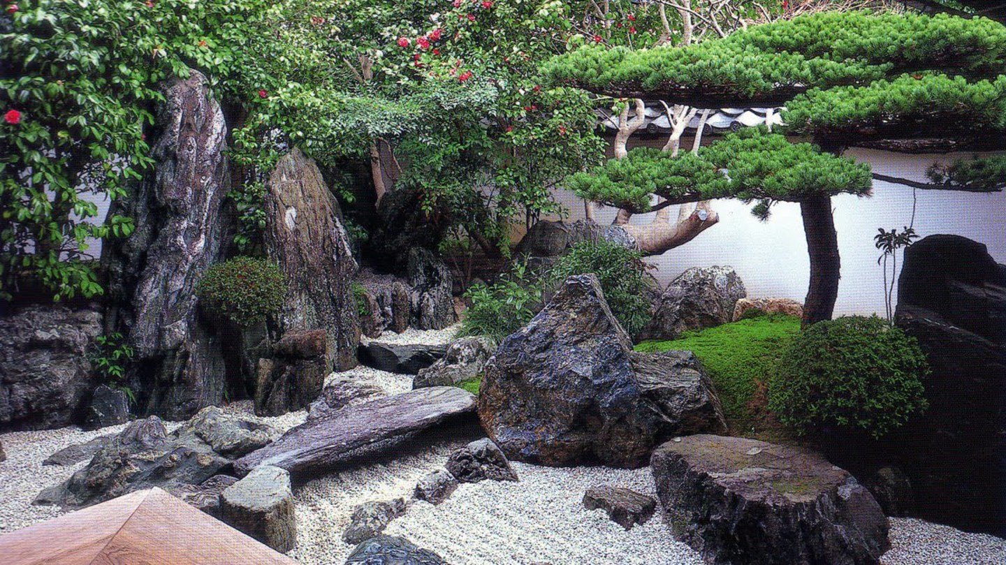 Японский садик на даче фото