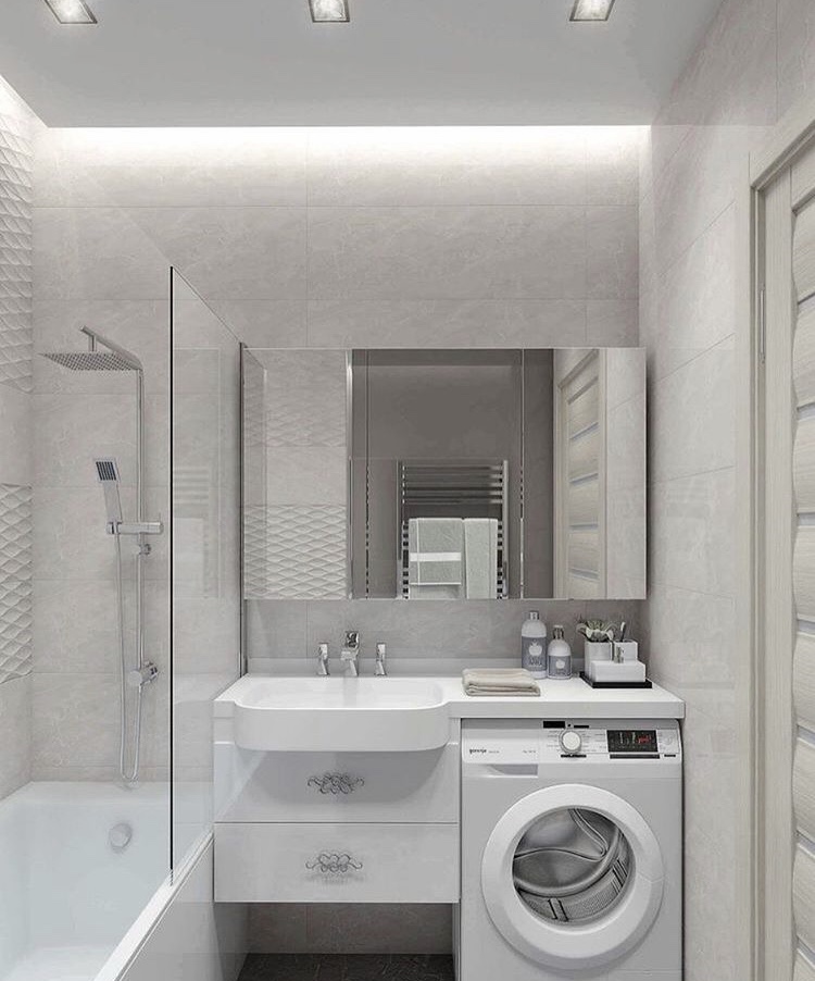 Дизайн ванной комнаты 4 кв. м. фото проектов с туалетом и без