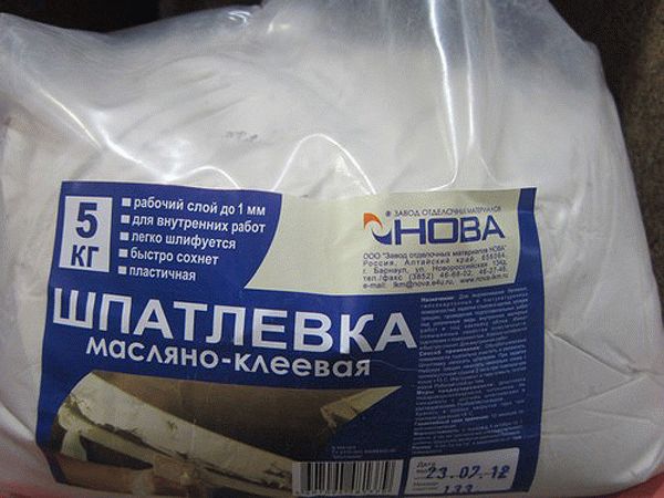 Как применять универсальную масляно-клеевую шпаклевку: особенности состава