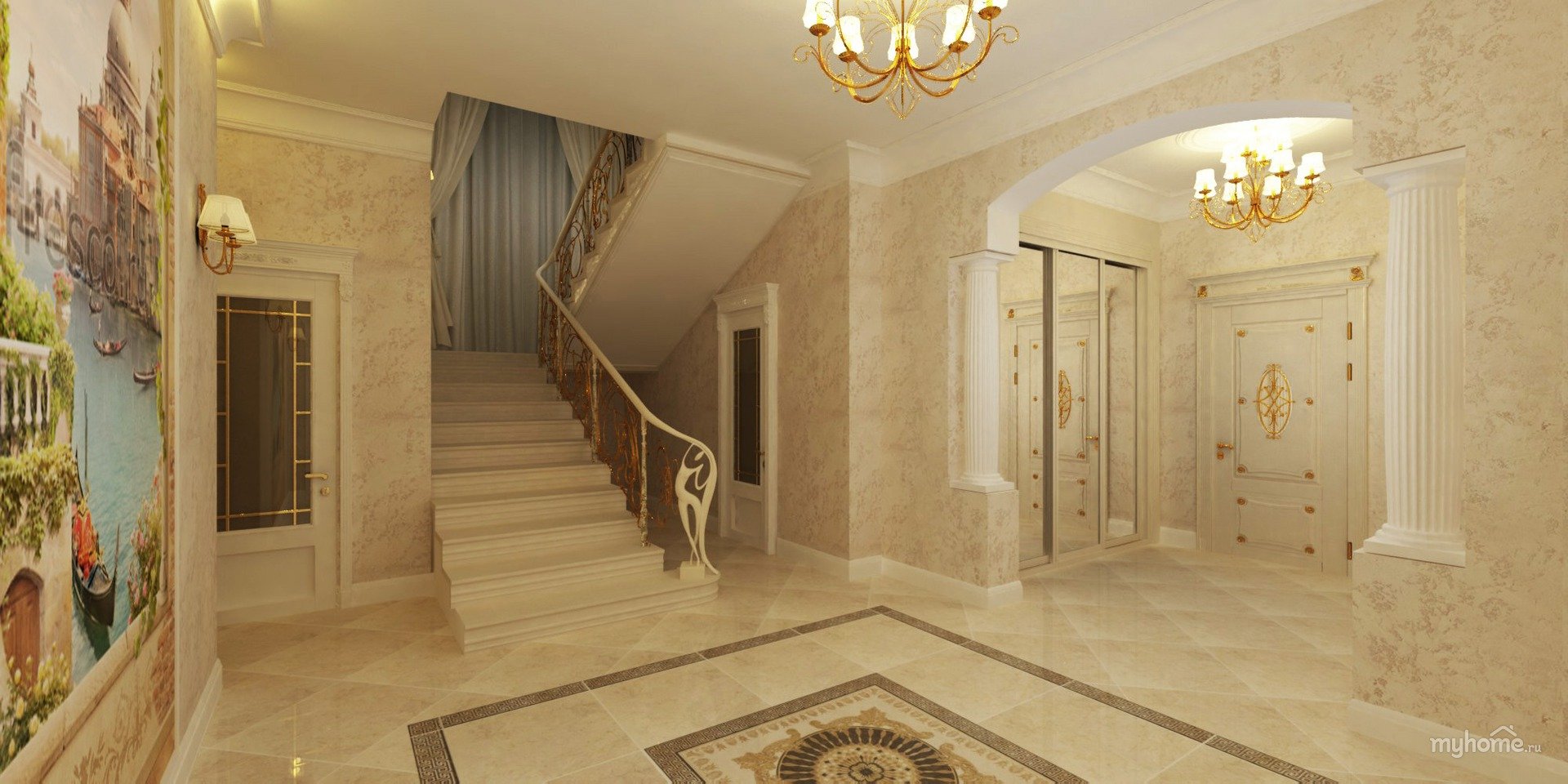 Гостиная с лестницей дизайн: идеи дизайна интерьера гостиной с лестницей на второй этаж, выбор стиля, материала и креплениядекор и дизайн интерьера