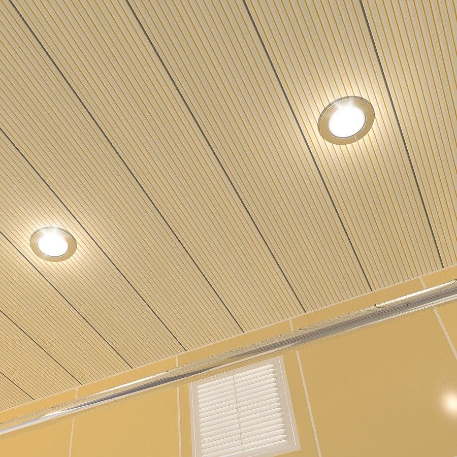 Реечные потолки для ванной комнаты: преимущества и недостатки (+8 фото)