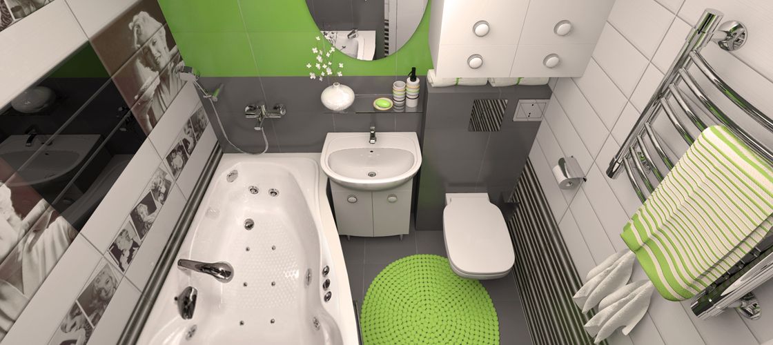 Дизайн малогабаритной ванной комнаты: особенности оформления