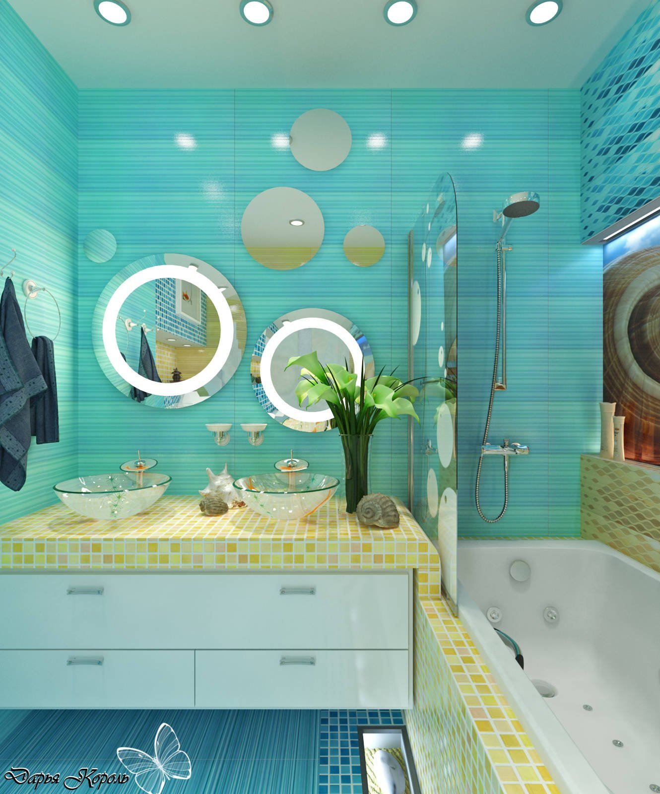 Дизайн интерьера ванной в морском стиле – тонкости и нюансы оформления