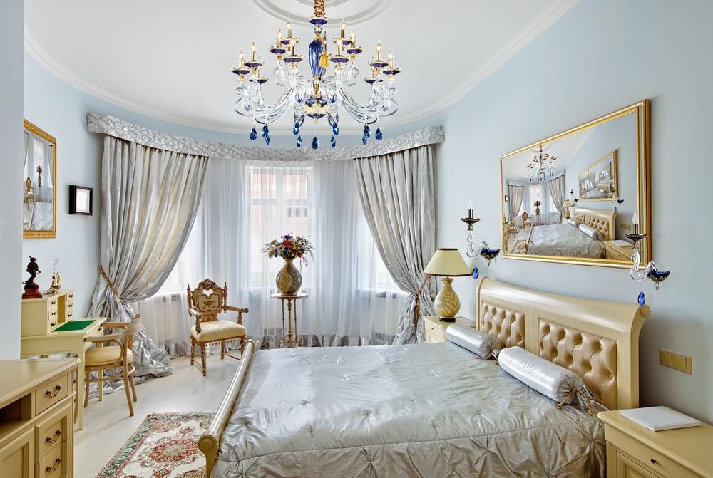 Спальня в стиле барокко: 100 фото красивых примеров в дизайне интерьера