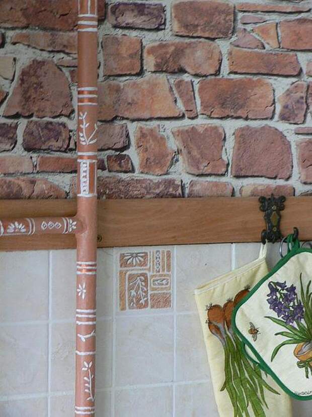 Как спрятать газовую трубу на кухне или задекорировать ее: варианты декора | дизайн и фото