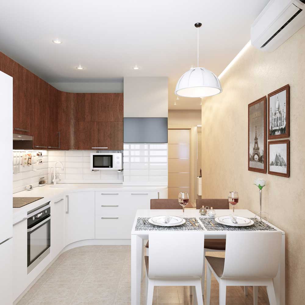 Дизайн кухни 12 кв м: с диваном, окном, балконом | gd-home.com