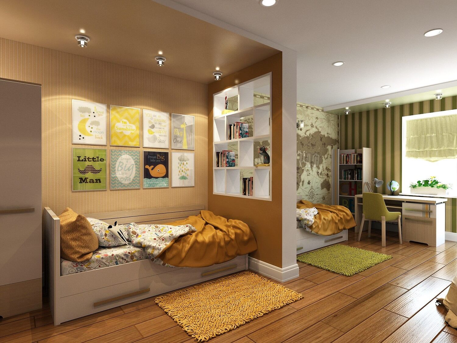 ???? секреты дизайнера: лучшие идеи по зонированию комнаты на спальню и гостиную