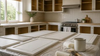 Как перекрасить кухонный гарнитур в домашних условиях