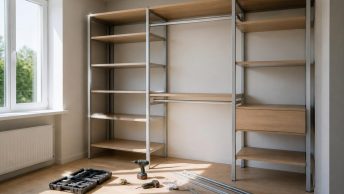 Как собрать гардеробную систему своими руками