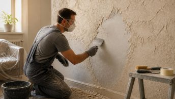Как убрать декоративную штукатурку со стен