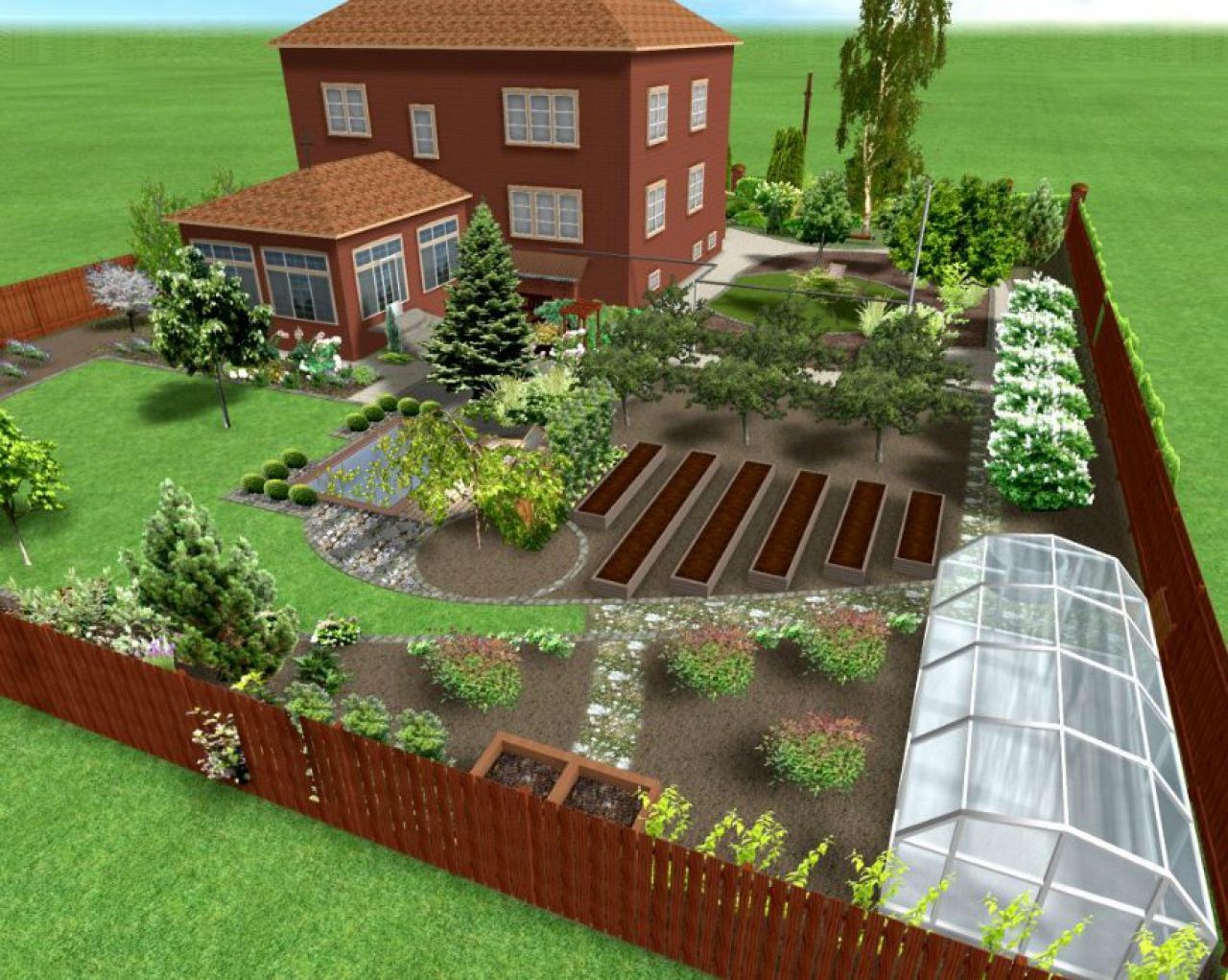 Планировка сада и огорода: варианты обустройства, правила зонирования и подбора растений