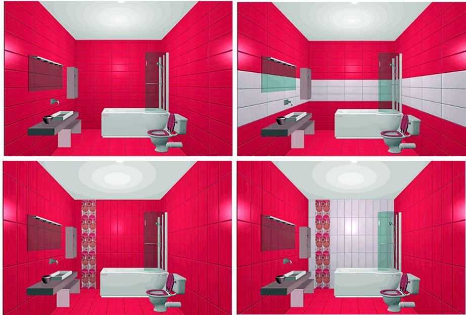 Как разместить плитку в ванной: раскладки для стен и пола