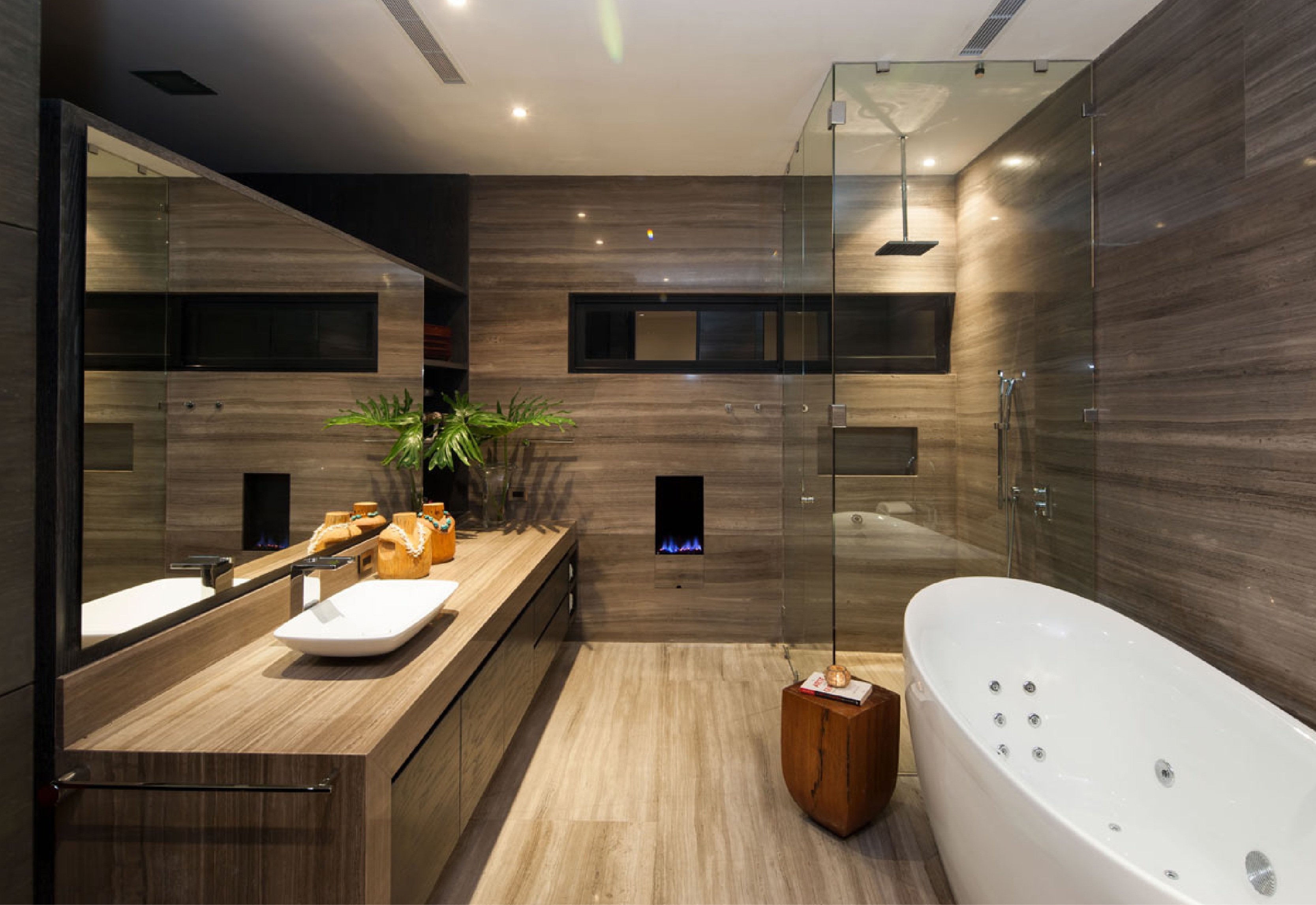 Интерьер ванной под дерево в современном стиле. ванная под дерево: природная красота и уют в дизайне комнаты