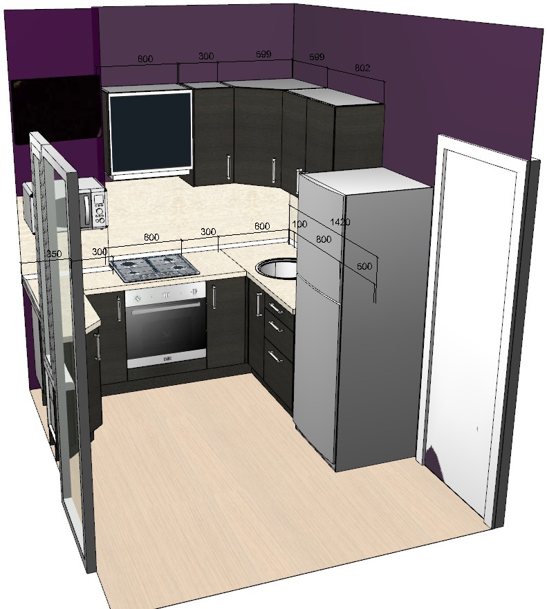 Дизайн кухни 7 кв. м с холодильником: идеи интерьера, проект планировки | дизайн и фото