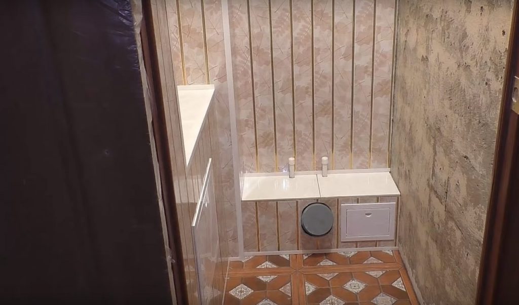 Отделка туалета пластиковыми панелями – оптимальный вариант для изысканного дизайна